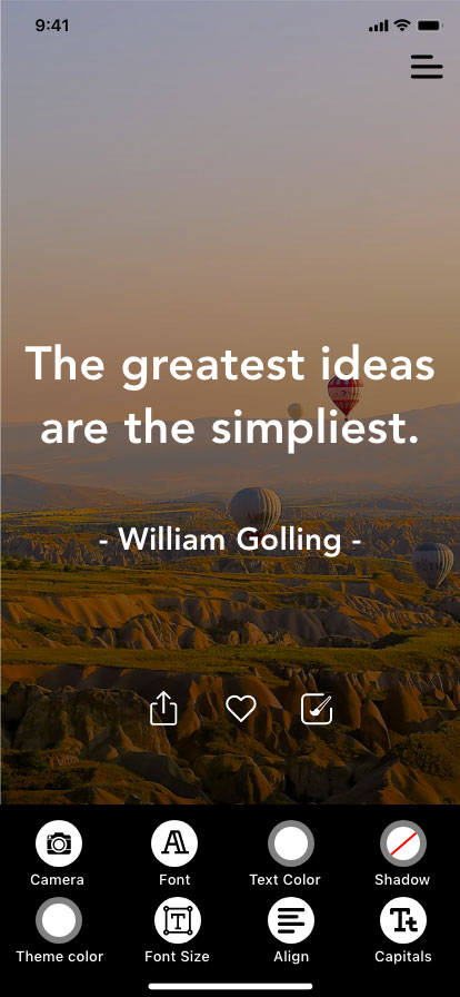 App screenshot