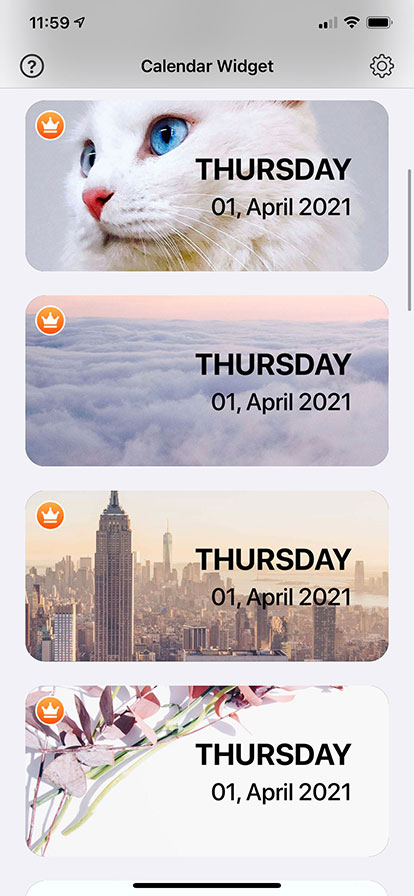 App screenshot